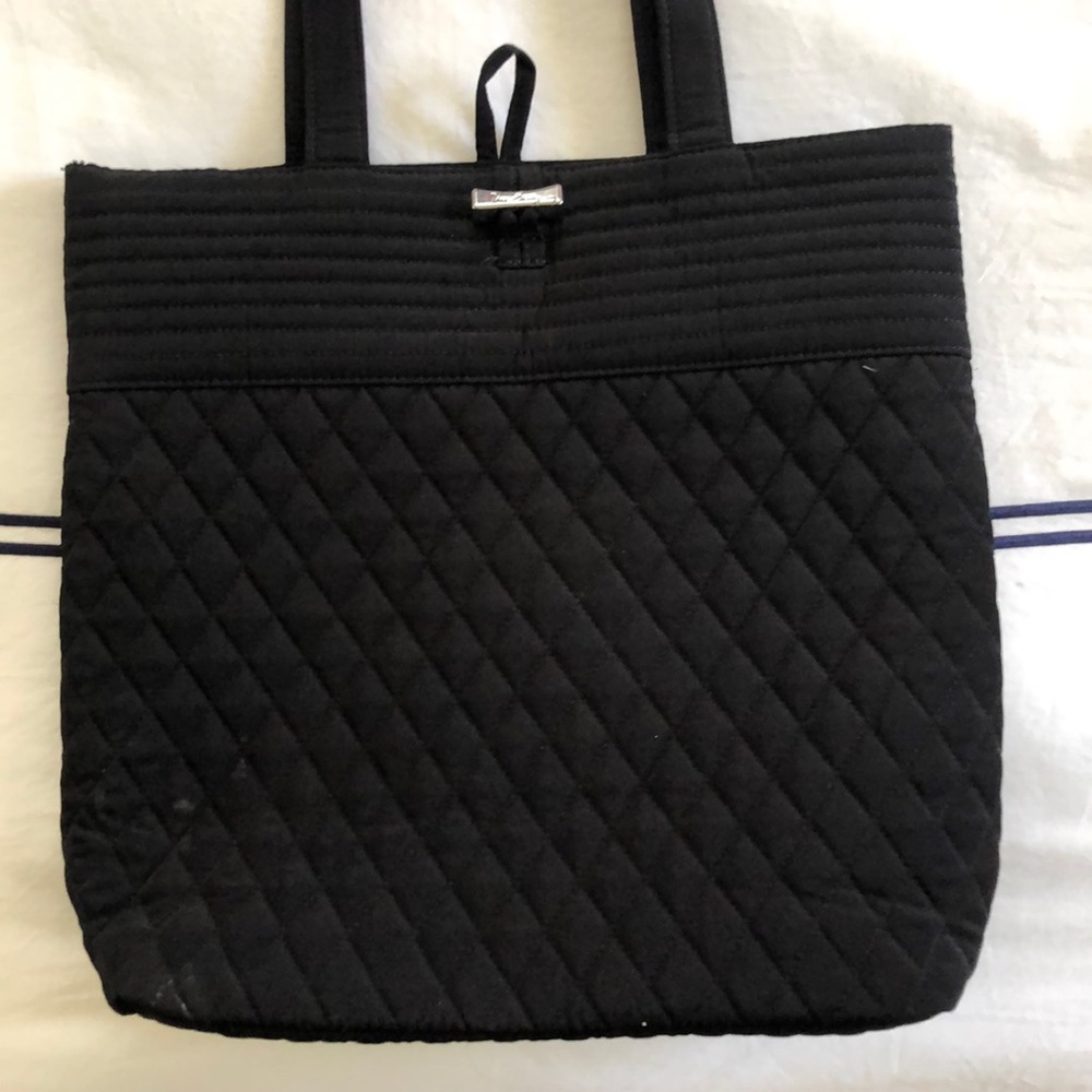 Vera Bradley Black Quilted Tote